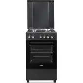 Everglades Evck5010 Cuisinière À Gaz Et Électrique Noir 50cm
