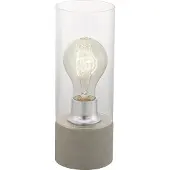 Eglo 94549 - lampe de table TORVISCO 1xE27/60W/230V gris