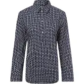 Marc O'Polo Chemisier marine / blanc