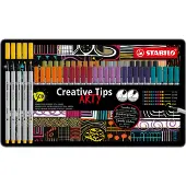 Stabilo Creative Tips Arty étui de 50 pièces (50x)