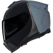 Nolan N80-8 Special Paint N-Com Helm, schwarz/grau, 2XL (64)