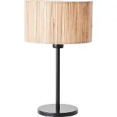 Brilliant Wimea lampe de table noir/nature 93107/76