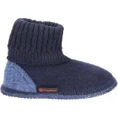 Giesswein Pantoufle 'Kramsach' marine / bleu-gris / rouge / noir