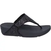 FitFlop Séparateur d'orteils 'Lulu Glitter Toe - Thongs PU Glitter' noir