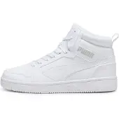 Puma Baskets hautes 'Rebound v6' gris / blanc