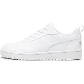 Puma Baskets basses 'Rebound V6' gris / blanc