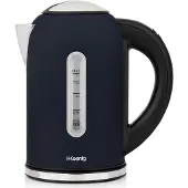 Koenig Bouilloire programmable - - Boe56 - 1,7 L - 2200 W - Température réglable - Écran LCD - Bleu nuit mat et acier inoxydable