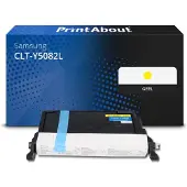 PrintAbout Toner compatible pour Samsung CLT-Y5082L (SU532A) - Jaune - Grande capacité