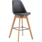 CLP Tabouret de bar Metz similicuir Natura