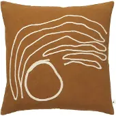 Ferm Living Jot Coussin Aged Gold