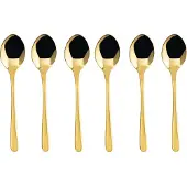 Sambonet Taste Pvd Espresso Set Spoon Set 6 Units Doré