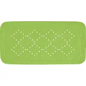 Spirella Tapis Fond de baignoire PVC ALASKA 91x36cm Vert Kiwi