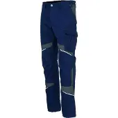 Kübler ACTIVIQ cotton+ Damenhose dunkelblau/anthrazit 50
