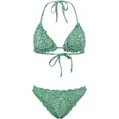 Shiwi Bikini 'Liz' vert / noir / blanc cassé