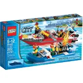 LEGO City 60005 Le bateau des pompiers