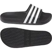 Adidas Mule 'Adilette Aqua' noir / blanc