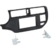 ACV Adaptateur de façade 2-DIN pour KIA RIO 9/2011 > noir