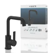 Schutte SCHÃoeTTE Los Angeles Wastafel - Mengkraan - Mat zwart (33126)