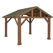 Westmann Pavillon en bois Yukon 1412 nature 366x427x330 cm