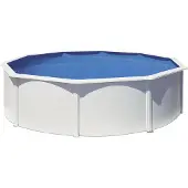 Gre Atlantis Steel Walls Pool 350x132 Cm Blanc Ø 350 x 132 cm