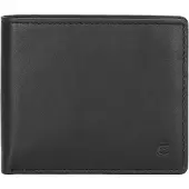 Esquire Cuir porte-monnaie Compact Wallet Black noir