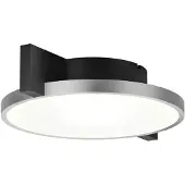 LIGHT-POINT Plafonnier , dimmable, Noir, Chambre à coucher, Aluminium