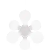Kdln Suspension , ATOMIUM, dimmable, Blanc, Salon / séjour, Métal, Design