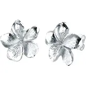 Elli Boucles d'oreilles 'Frangipani Blüte' argent