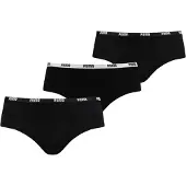 Puma Slips Femme Culotte Paquet de 3 femme - Noir - EU XS
