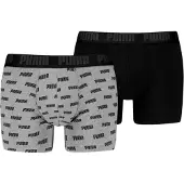Puma Hommes, Sous-vêtements, Lot de 2 boxers pour hommes avec imprimé Everyday Aop, (lot de 2, L)