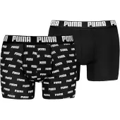 Puma Hommes, Sous-vêtements, Lot de 2 boxers pour hommes avec imprimé Everyday Aop, (lot de 2, M)