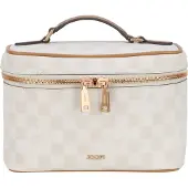 JOOP! Trousse de maquillage 'Flora' beige / écru / or