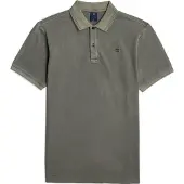 G-Star Dunda Overdyed Slim Short Sleeve Polo Gris S Homme