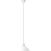 Brilliant Design Suspension Logo En blanc, 1-flamme, Ø35cm