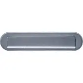 Intersteel Jante de pluie Brienenbus Posta Ovale en acier inoxydable