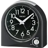Seiko QHE204K Réveil à quartz noir