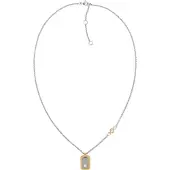 Tommy Hilfiger Collier à couches, (Acier inoxydable)