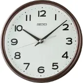Seiko QXA836B Horloge murale et de parquet à quartz avec marche silencieuse Marron