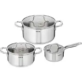 Tefal H816S6 Infinite 6-piece pan saucepan 16 cm, saucepans 20/24 cm + lids