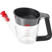 Oxo Good Grips petit pichet séparateur de graisse, 500 ml - pichet à sauce résistant au lave-vaisselle pour le jus de cuisson et plus encore