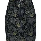 Banned Alternative Jupe courte Gothic de - Jupe Slither - XS - XL - pour Femme - noir - Taille L