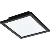 Eglo SALOBRENA-Z Applique/plafonnier Lampe éclairage - L30 x l30 x H5 cm - noir - 15,3W incl - IP20