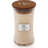 Woodwick White Honey bougie parfumée avec mèche en bois 609.5 g