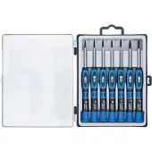 Bgs Jeu 7 tournevis de précision profil T torx T 6 - 7 - 8 - 9 - 10 - 15 - 20 x 50mm