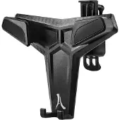 Akashi Support Smartphone 65'' Fixation Grille d'Aération Rotatif 360 - Noir