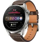 Huawei Watch 3 Pro Classic 4G Argent/Brun 49 mm