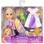 Disney Princess Jakks Pacific - Lalka Disney Rapunzel 15cm z akcesoriami, oficjalny produkt