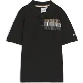 BOSS J52013 Short Sleeve Polo Noir 6 Years Garçon