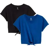 We fashion T-Shirt bleu foncé / noir
