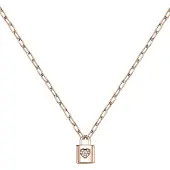 La Petite Story Collier Padlock Rg